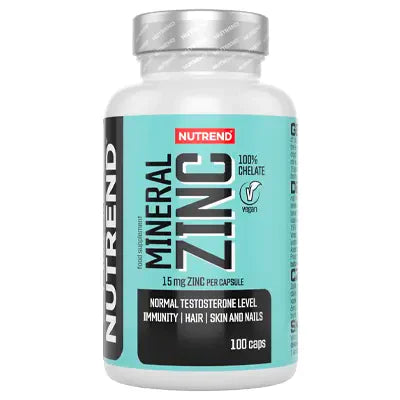 Nutrend Mineral Zinc 100% Chelato 100 caps. - Future Fitness Food