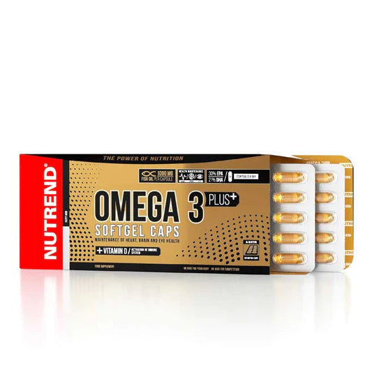Nutrend Capsule softgel Omega 3 Plus 120caps - Future Fitness Food