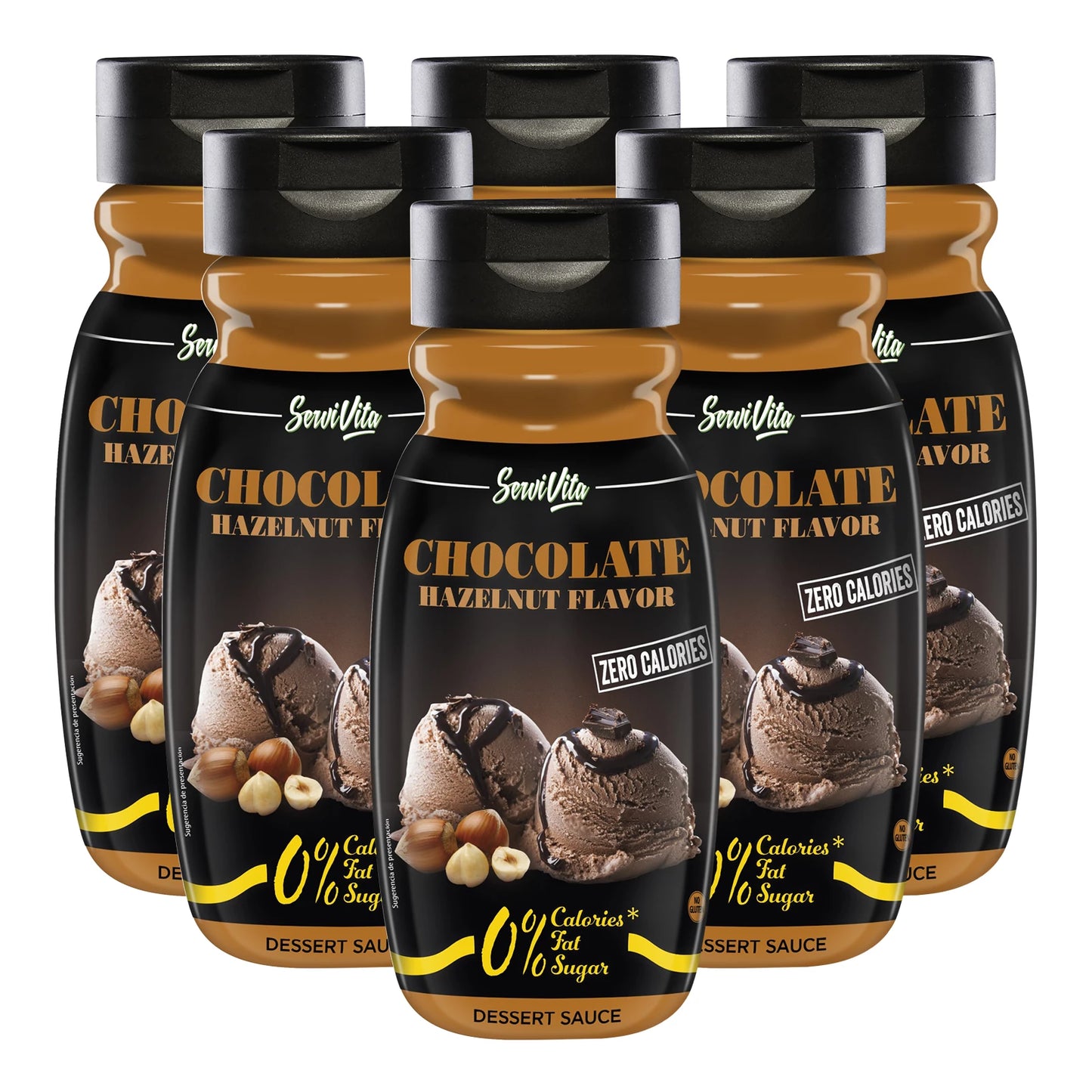 Salsa ServiVita Dolce Zero Chocolate Hazelnut 320 ml - Future Fitness Food