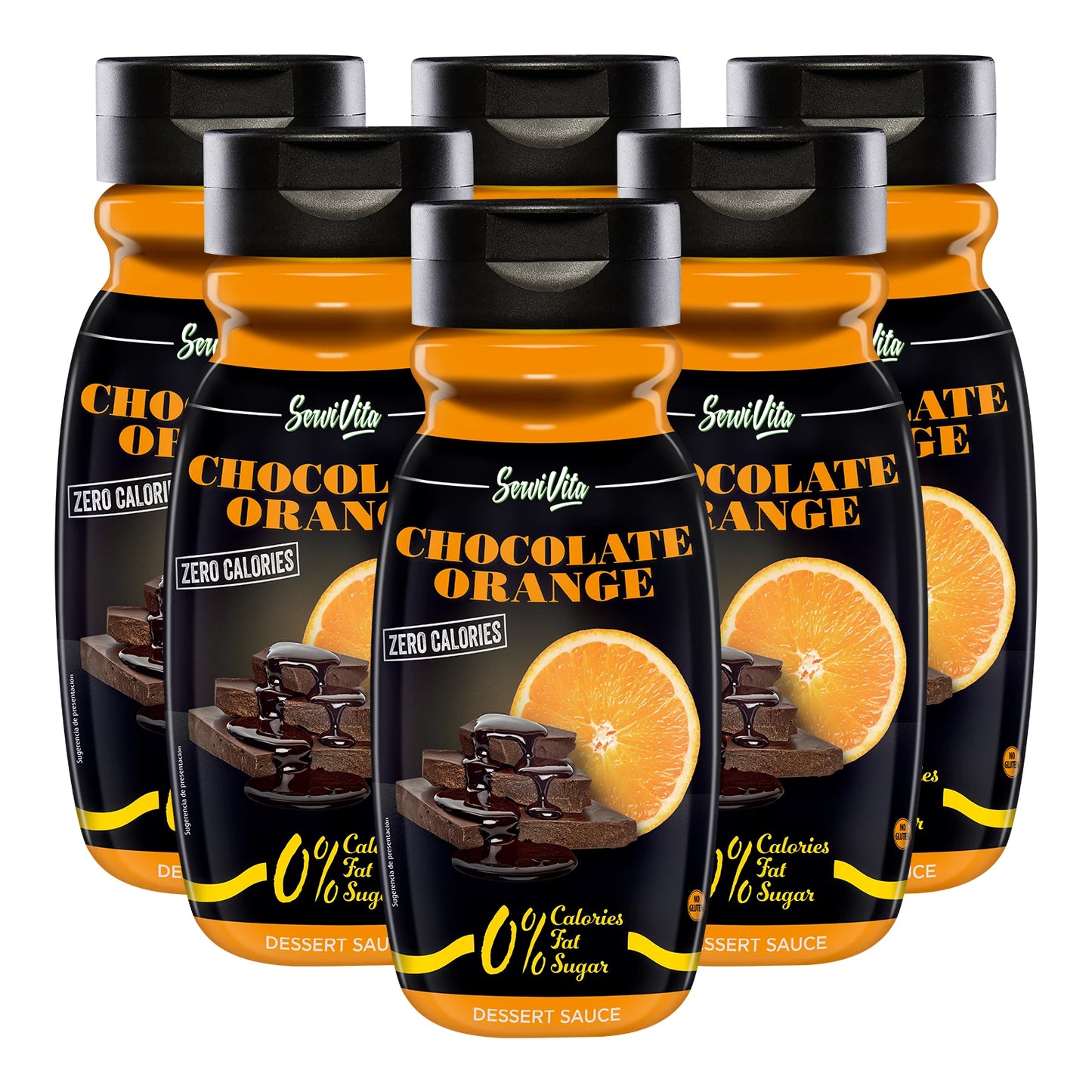 Salsa ServiVita Dolce Zero Chocolate Orange 320 ml - Future Fitness Food