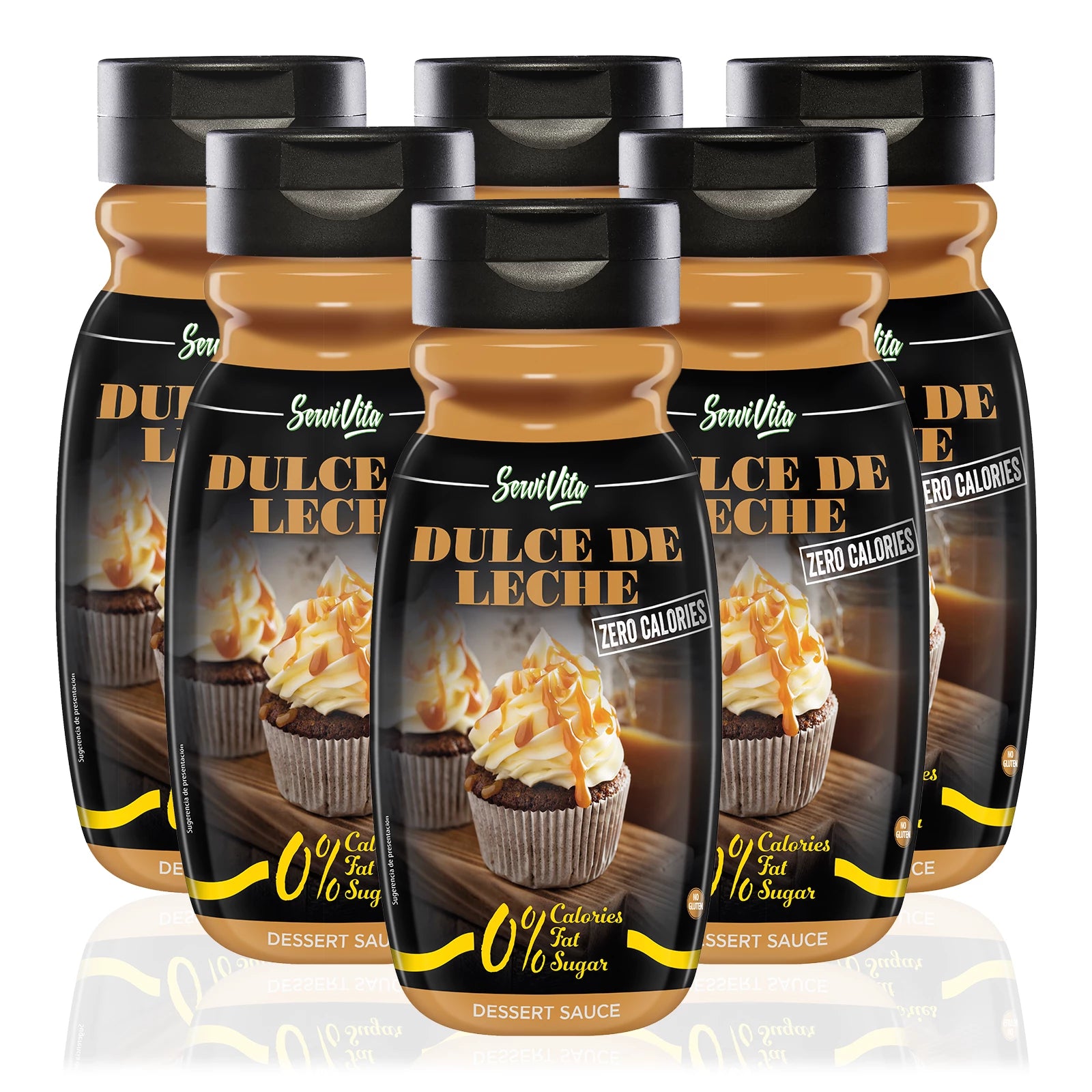 Salsa ServiVita Dolce Zero Dulce de Leche 320 ml - Future Fitness Food