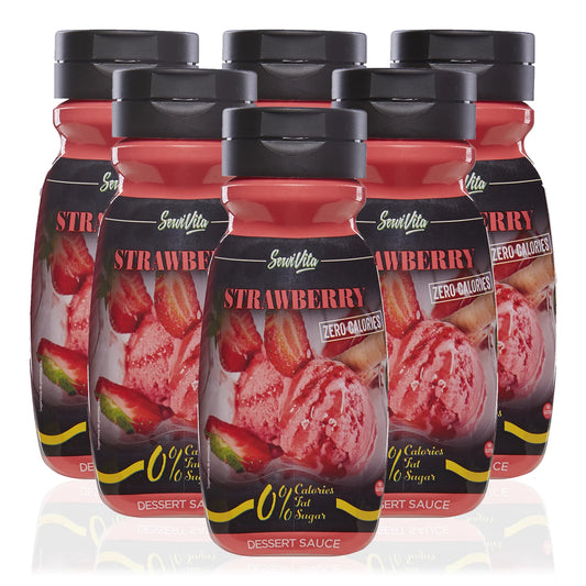 Salsa ServiVita Dolce Zero Strawberry 320 ml - Future Fitness Food