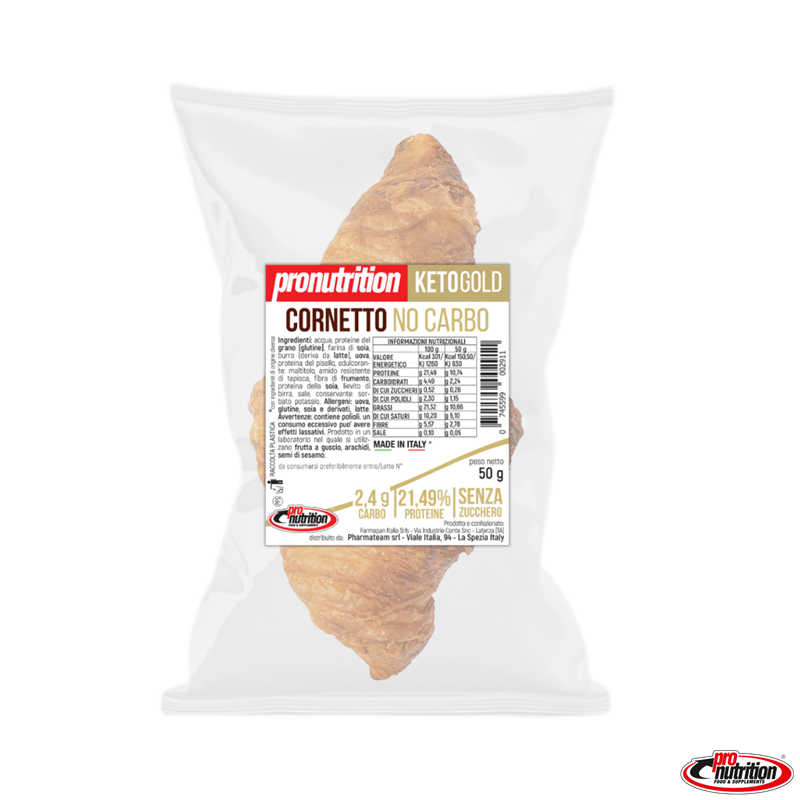 CORNETTO KETO NOCARBO 50G. 4 PEZZI Dolce/Salato - Future Fitness Food