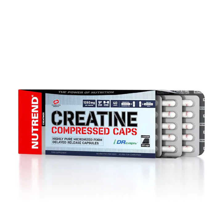 Nutrend Creatine Compressed Caps 120 caps. - Future Fitness Food