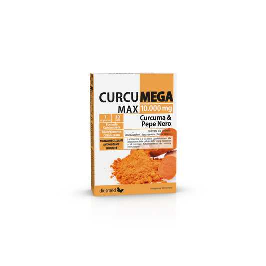 CURCUMEGA MAX 10.000MG DIETMED 30 CAPSULE - Future Fitness Food