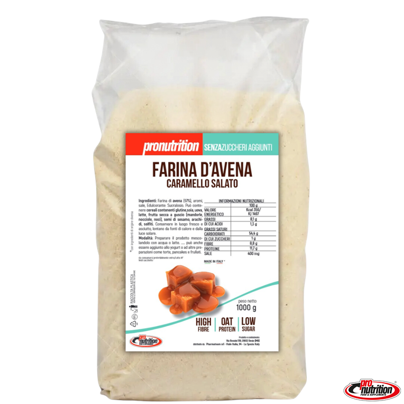 FARINA D'AVENA CARAMELLO SALATO 1Kg - Future Fitness Food