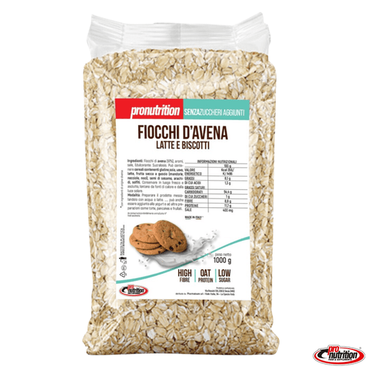 ProNutrition FIOCCHI DI AVENA LATTE BISCOTTO 1 KG - Future Fitness Food