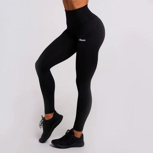 Leggings Scrunch da Donna / Black - GymBeam - Future Fitness Food