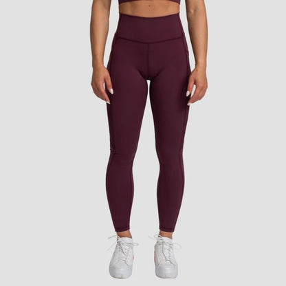 Leggings da donna Mesh Panel Eggplant - GymBeam - Future Fitness Food