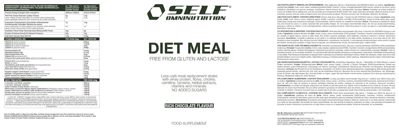 Self Diet Meal - Future Fitness Food