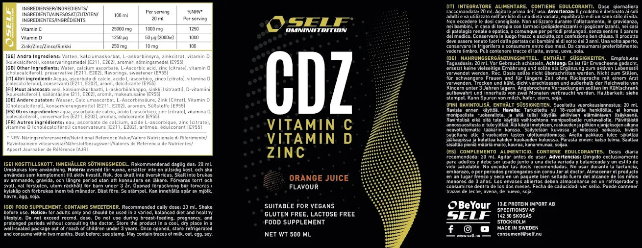 Self CDZ Vitamin. C, D e Zinco - Future Fitness Food